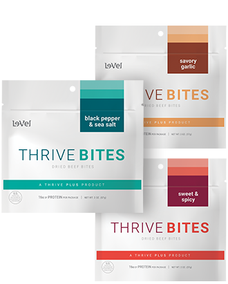 THRIVE BITES product packaging